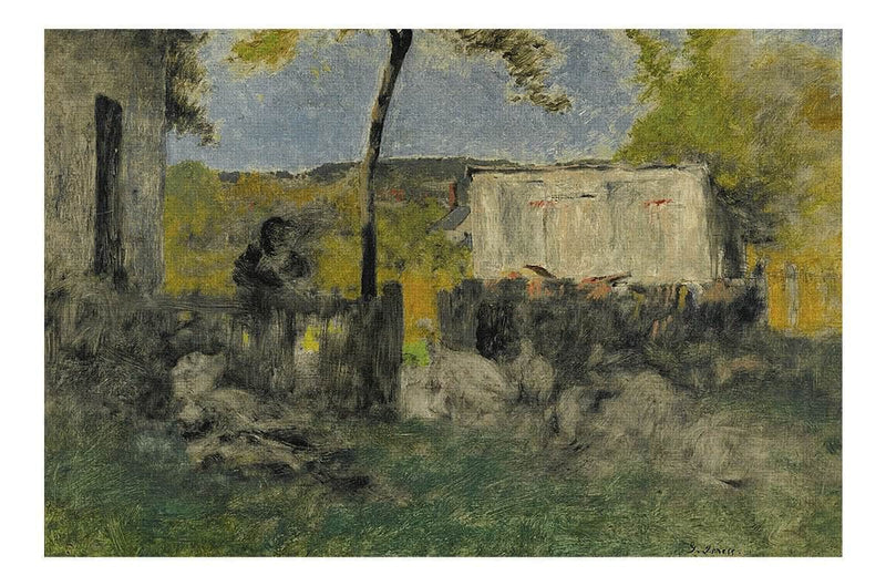 White Turkeys By George Inness Fine Art Print Fine Art Print