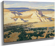 White Walled Valley By Maynard Dixon Fine Art Print