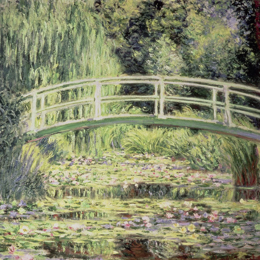 White Waterlilies By Claude Monet Fine Art Print
