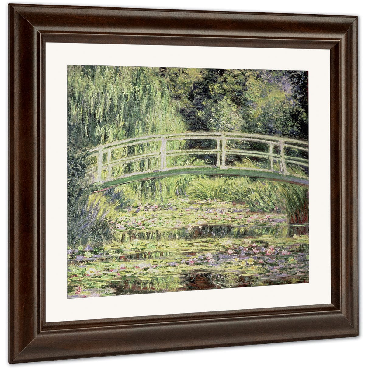White Waterlilies By Claude Monet Fine Art Print