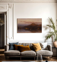 Whiteface Mountain From Lake Placid By Sanford Robinson Gifford Fine Art Print