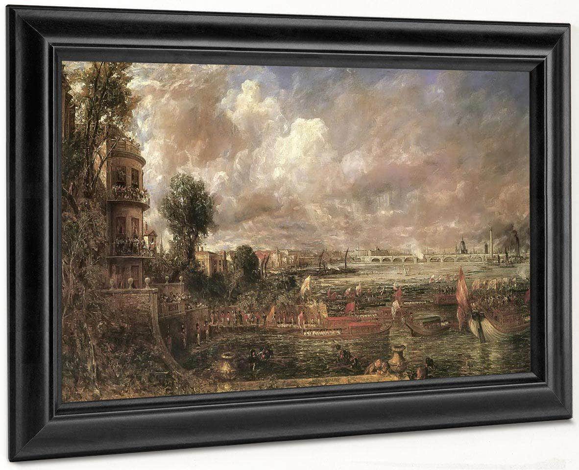 Whitehall Stairs June 18Th 1817 By John Constable Fine Art Print
