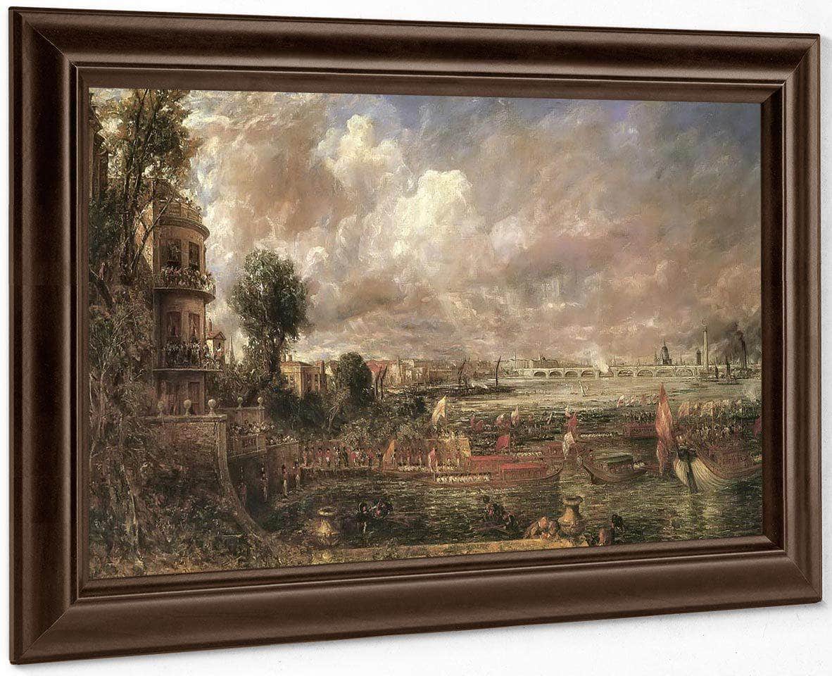 Whitehall Stairs June 18Th 1817 By John Constable Fine Art Print