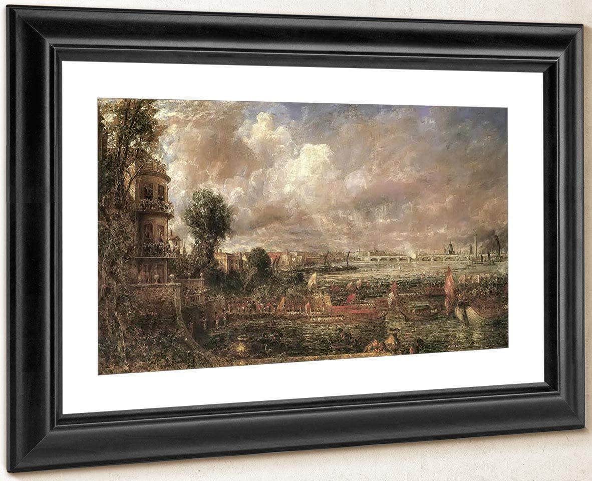Whitehall Stairs June 18Th 1817 By John Constable Fine Art Print