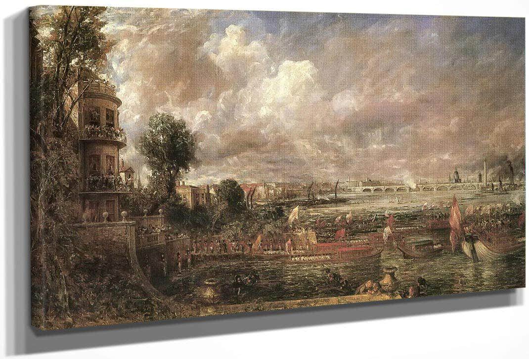 Whitehall Stairs June 18Th 1817 By John Constable Fine Art Print