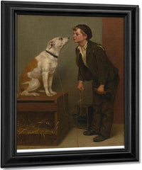 Who Do You Love By John George Brown Fine Art Print