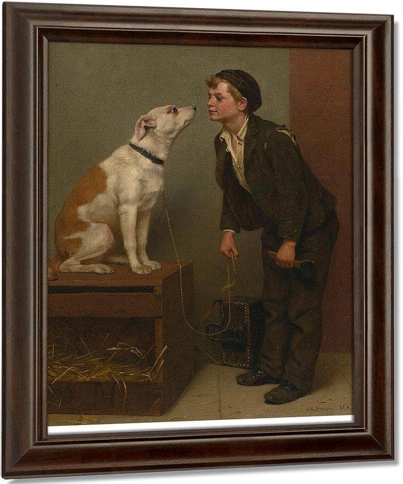 Who Do You Love By John George Brown Fine Art Print
