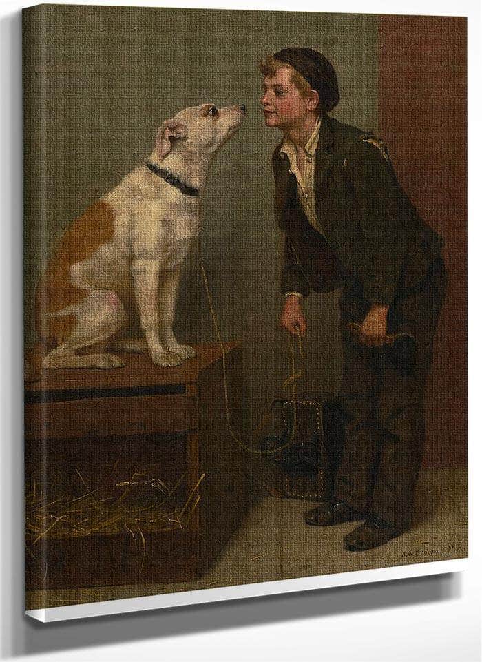 Who Do You Love By John George Brown Fine Art Print