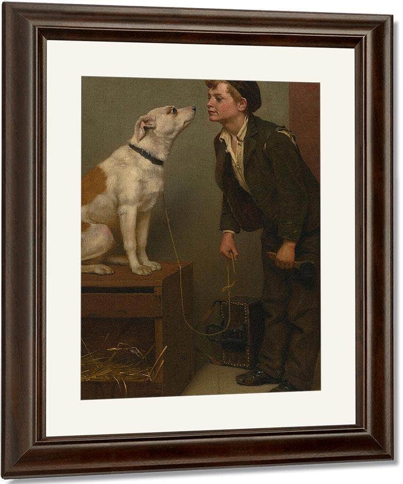 Who Do You Love By John George Brown Fine Art Print