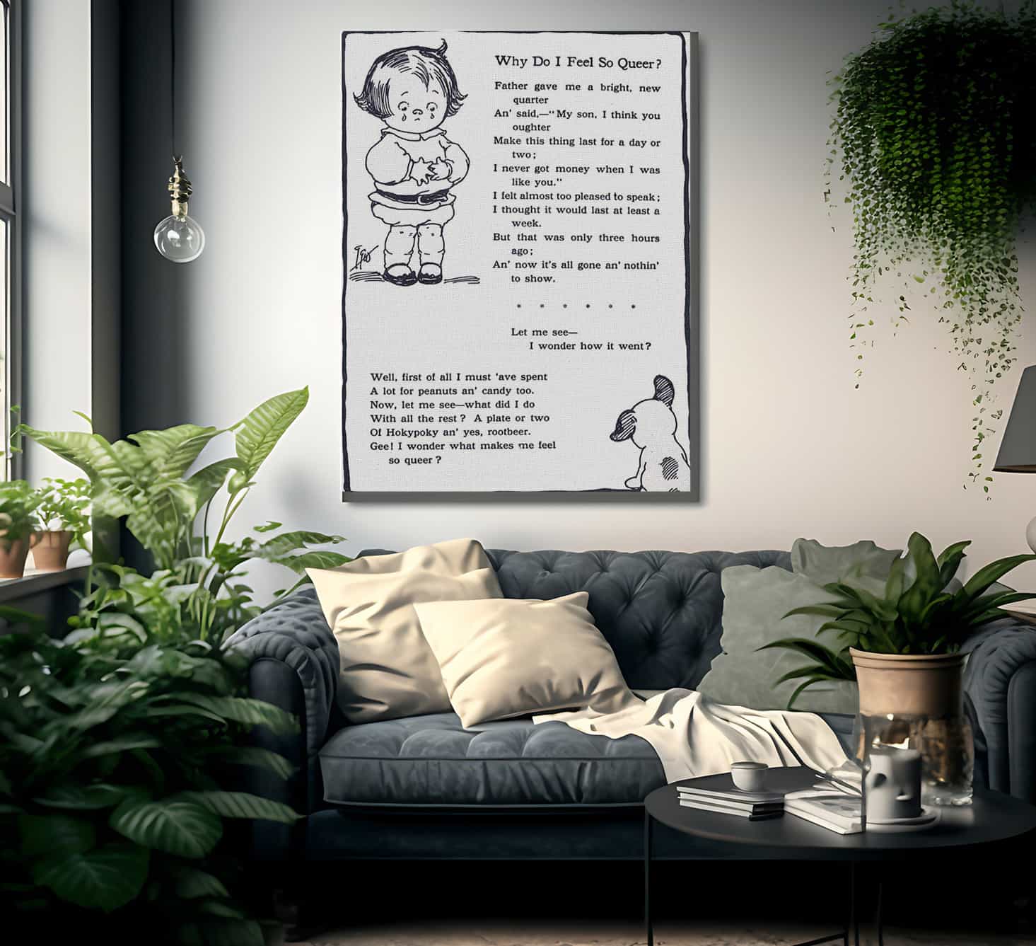 Why Do I Feel So Queer By Grace G Drayton Fine Art Print