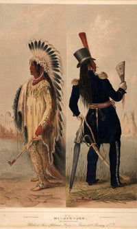 Wi Jun Jon. An Assinneboin Chief. By George Catlin Fine Art Print