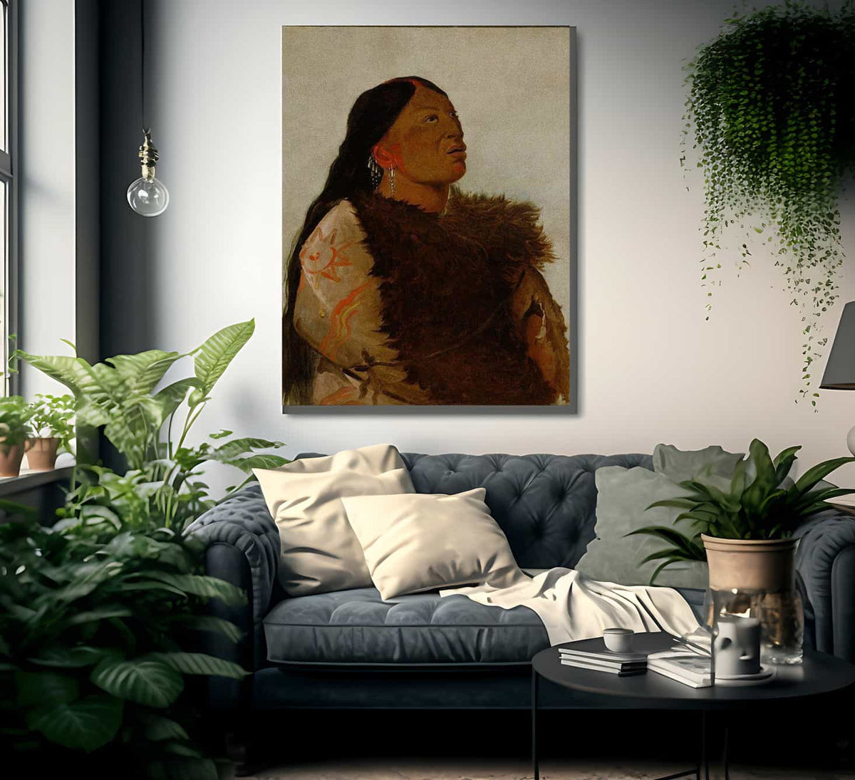 Wife Of The Six 2 By George Catlin Fine Art Print