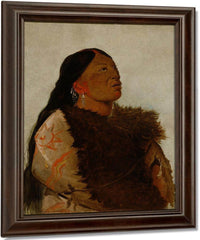Wife Of The Six By George Catlin Fine Art Print