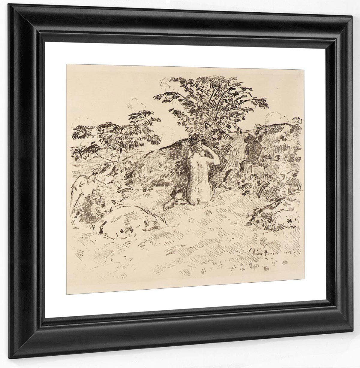 Wild Cherry Tree By Childe Hassam Fine Art Print