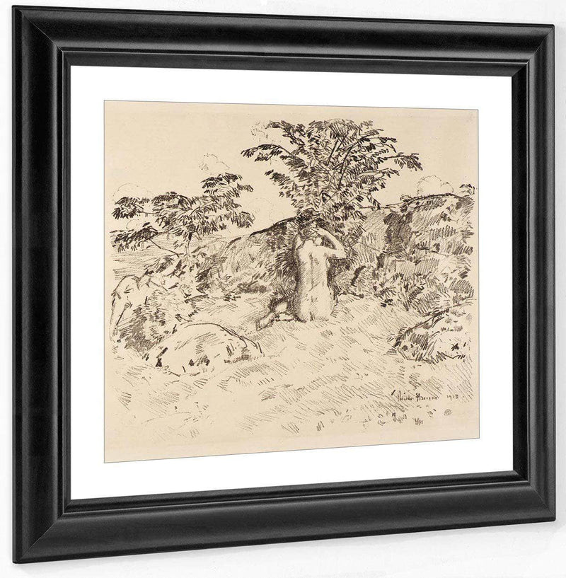 Wild Cherry Tree By Childe Hassam Fine Art Print