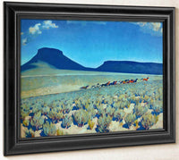 Wild Horse Country Humboldt County Nevada By Maynard Dixon Fine Art Print