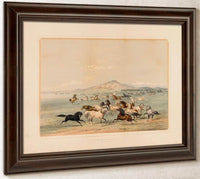 Wild Horses At Play  No. 3 By George Catlin Fine Art Print