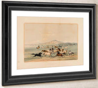 Wild Horses At Play  No. 3 By George Catlin Fine Art Print