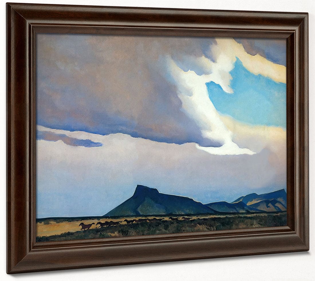 Wild Horses By Maynard Dixon Fine Art Print