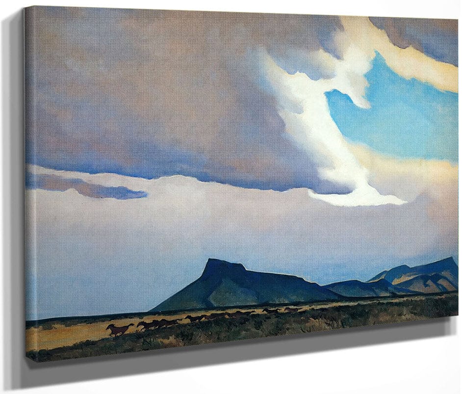 Wild Horses By Maynard Dixon Fine Art Print