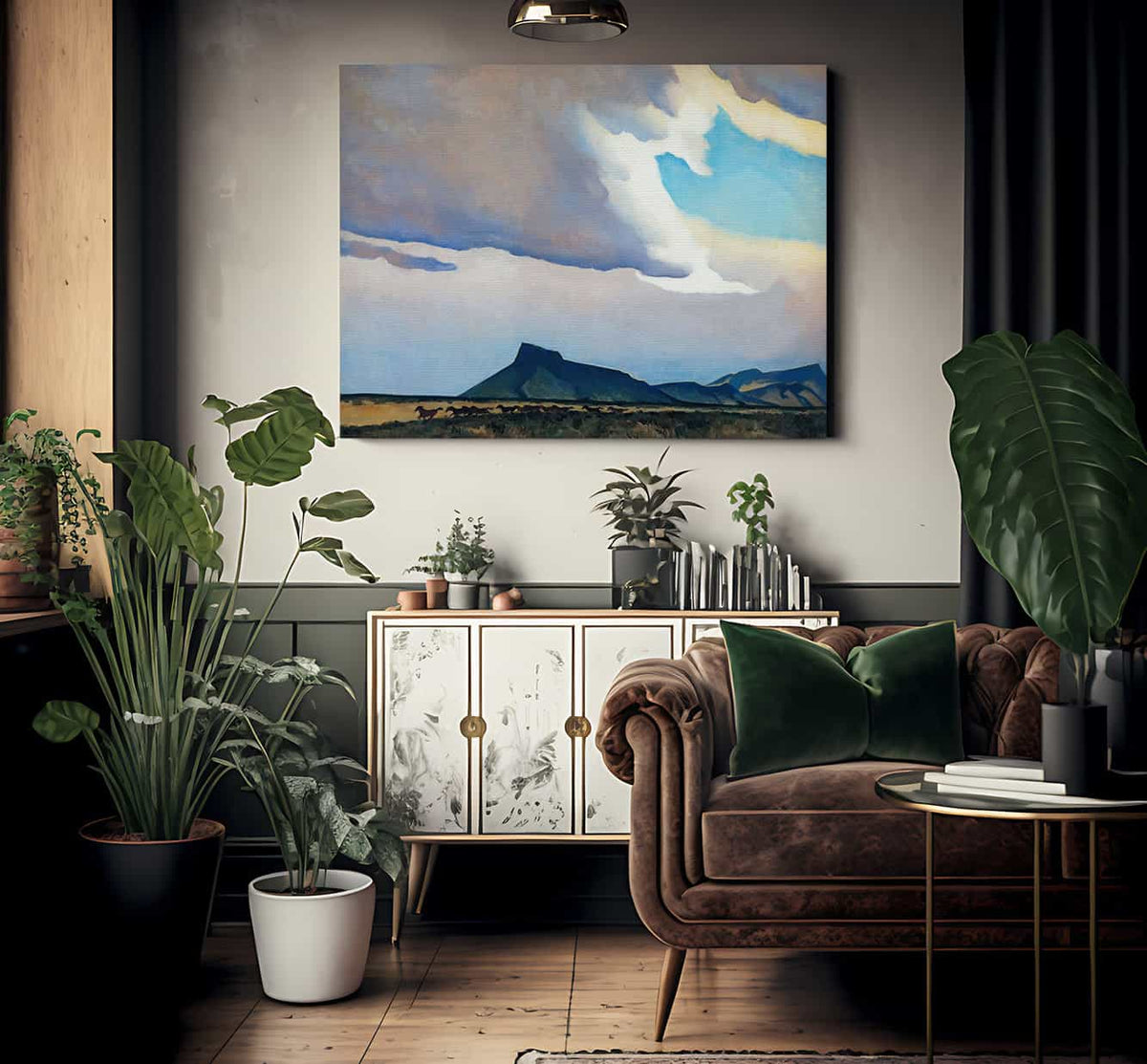 Wild Horses By Maynard Dixon Fine Art Print