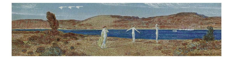 Wild Swans Sacred To Apollo By Childe Hassam Fine Art Print Fine Art Print