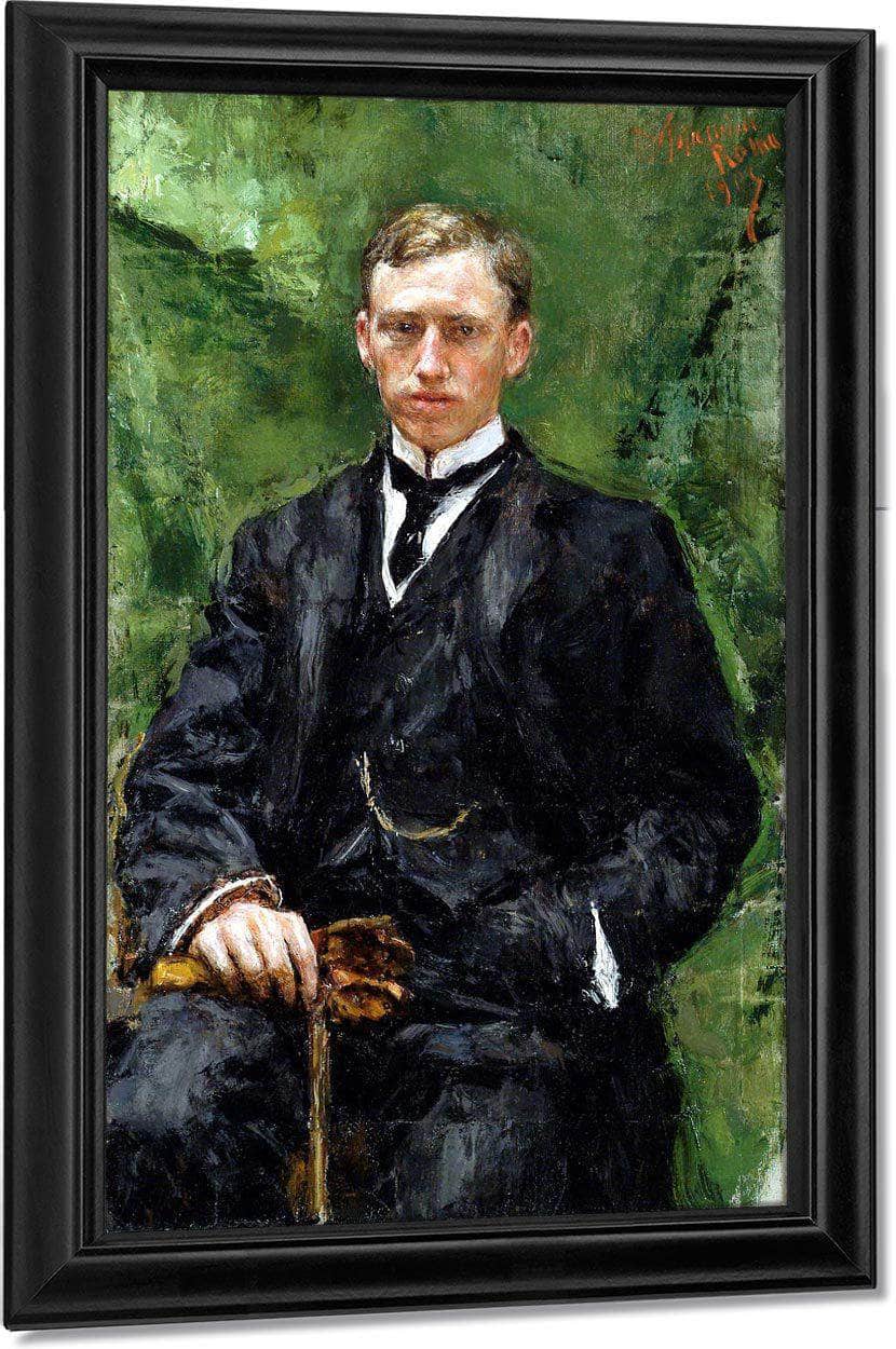 William Marriott Welch By Antonio Mancini Fine Art Print