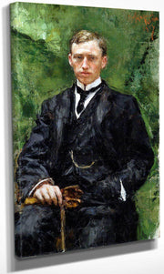 William Marriott Welch By Antonio Mancini Fine Art Print