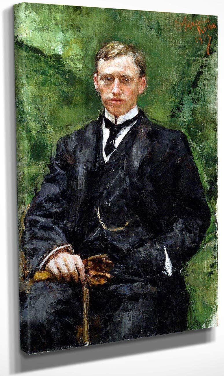 William Marriott Welch By Antonio Mancini Fine Art Print