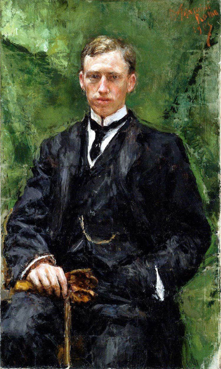 William Marriott Welch By Antonio Mancini Fine Art Print