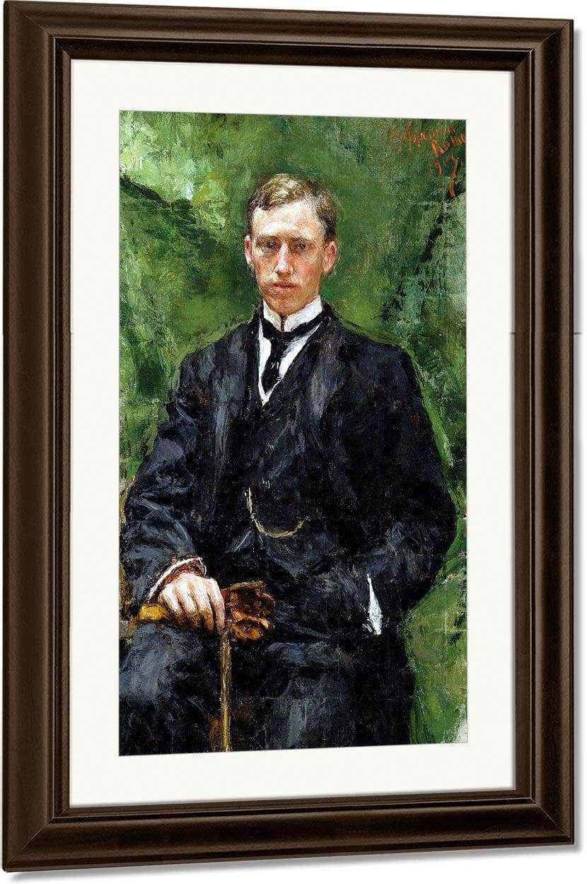 William Marriott Welch By Antonio Mancini Fine Art Print