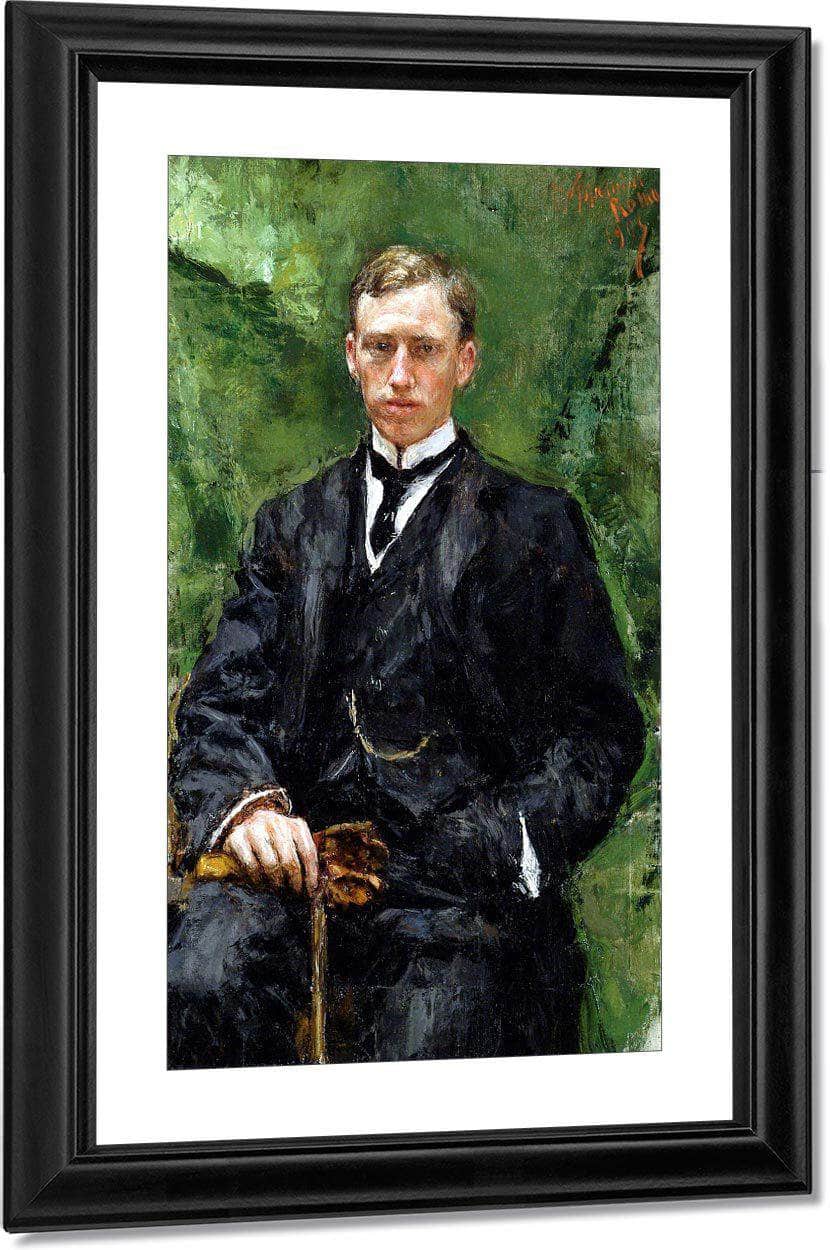 William Marriott Welch By Antonio Mancini Fine Art Print