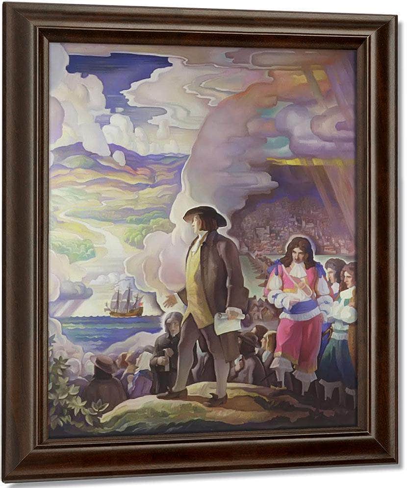 William Penn By N.C. Wyeth Fine Art Print