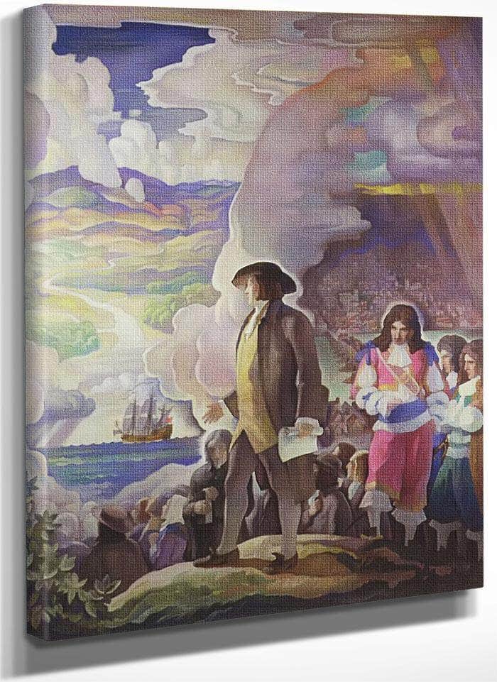 William Penn By N.C. Wyeth Fine Art Print
