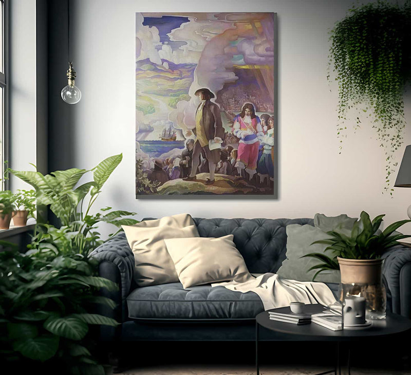 William Penn By N.C. Wyeth Fine Art Print