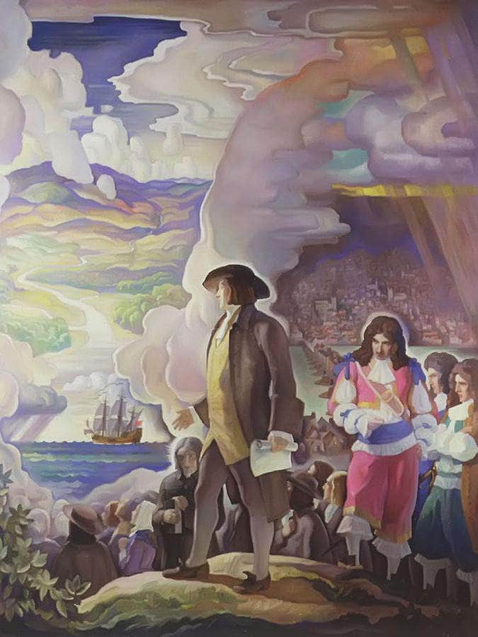 William Penn By N.C. Wyeth Fine Art Print