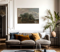 Willy Lott 1039 S House 1802 By John Constable Fine Art Print