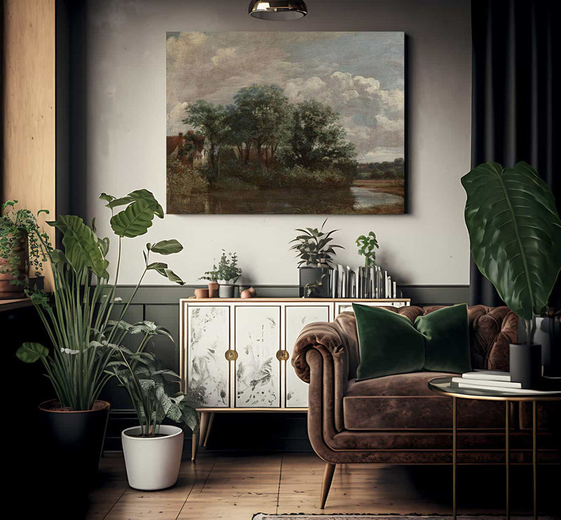 Willy Lott 1039 S House 1802 By John Constable Fine Art Print