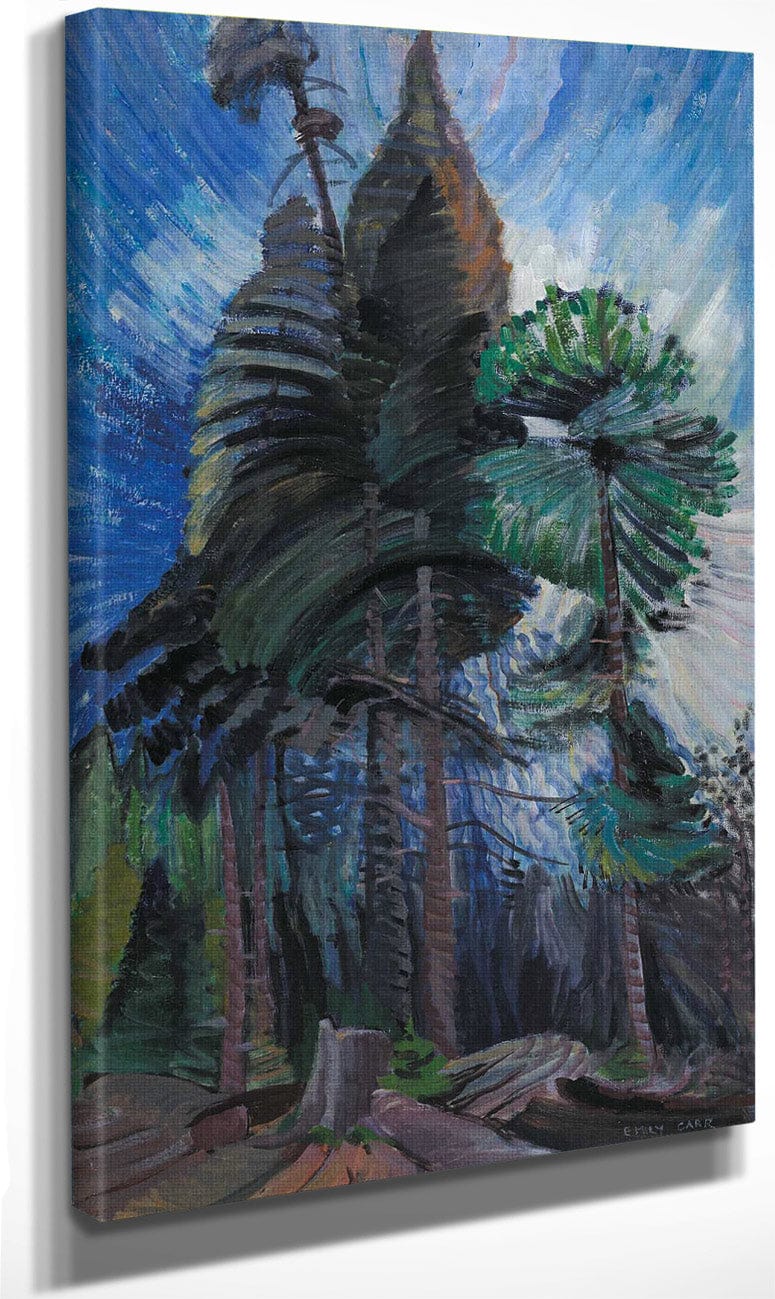 Wind In The Tree Tops 1939 By Emily Carr Fine Art Print