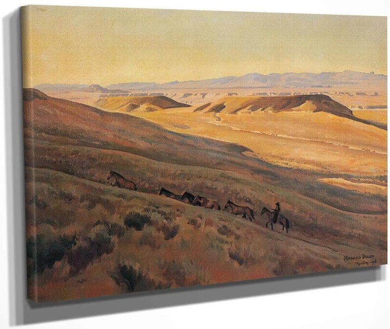 Wind River Valley By Maynard Dixon Fine Art Print