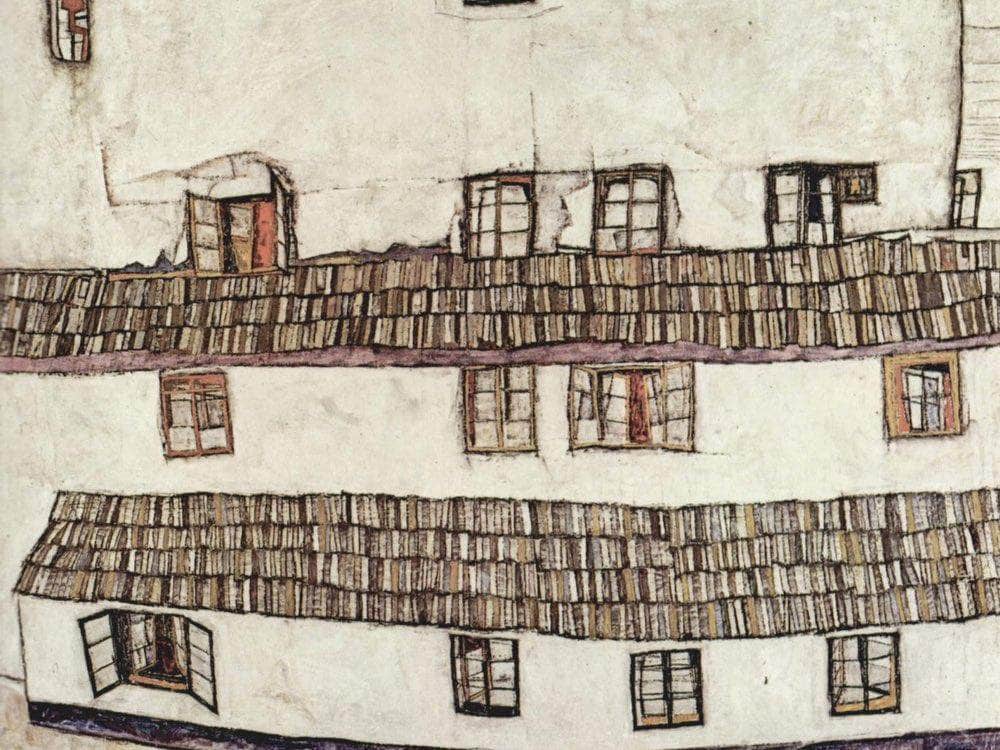 Windows 1914 110X140Cm Galerie Belvedere By Egon Schiele Fine Art Print