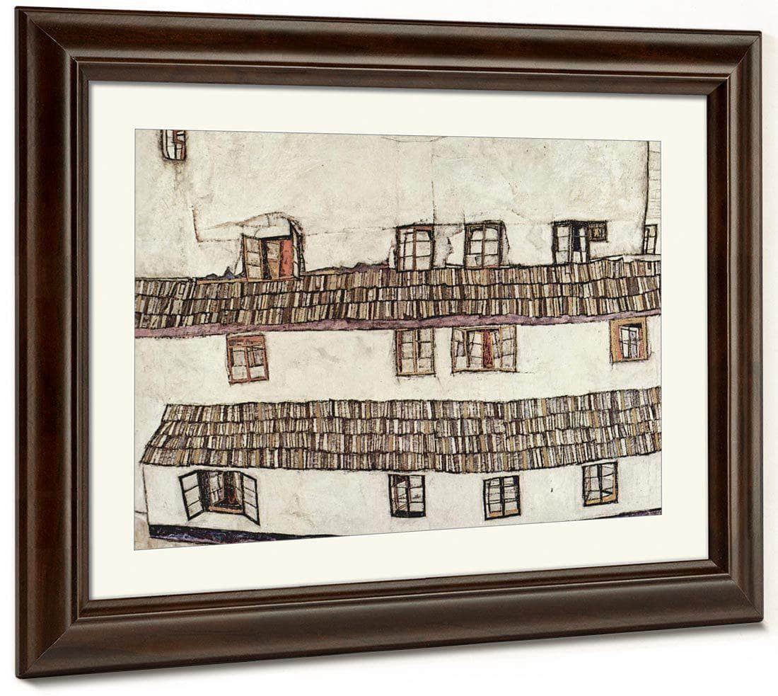 Windows 1914 110X140Cm Galerie Belvedere By Egon Schiele Fine Art Print