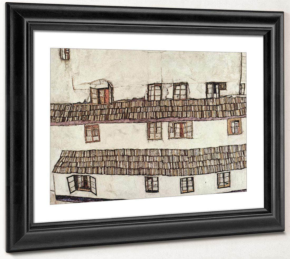 Windows 1914 110X140Cm Galerie Belvedere By Egon Schiele Fine Art Print