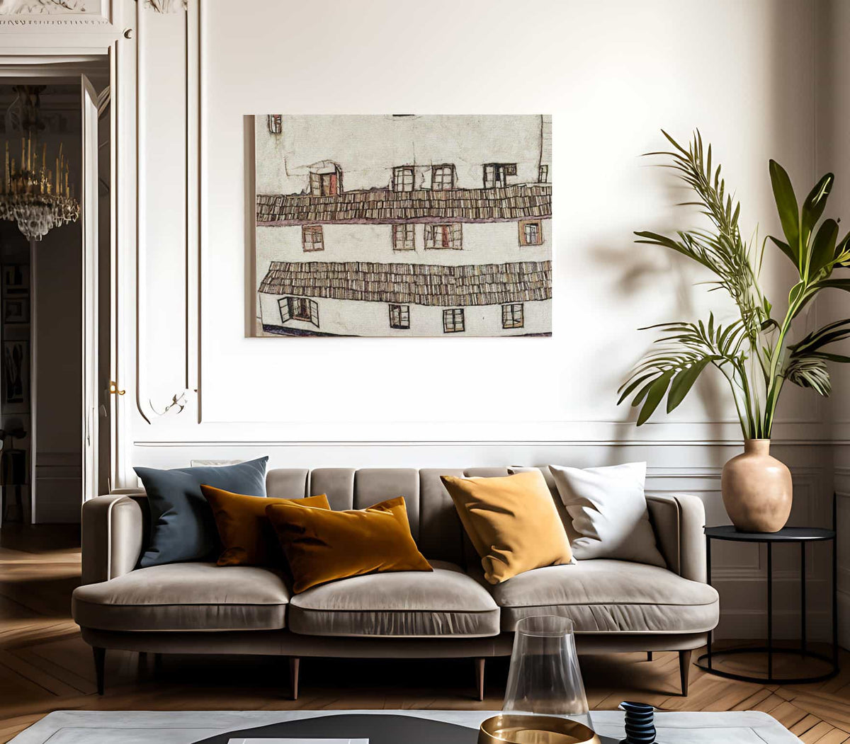 Windows 1914 110X140Cm Galerie Belvedere By Egon Schiele Fine Art Print