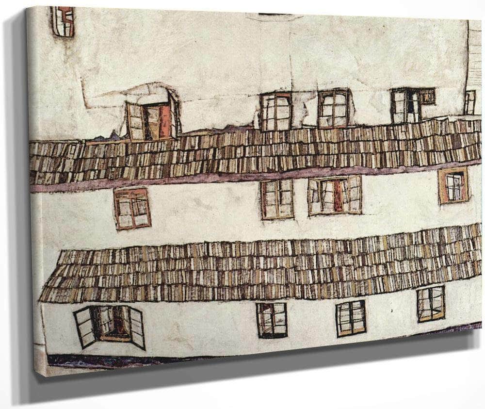 Windows 1914 110X140Cm Galerie Belvedere By Egon Schiele Fine Art Print