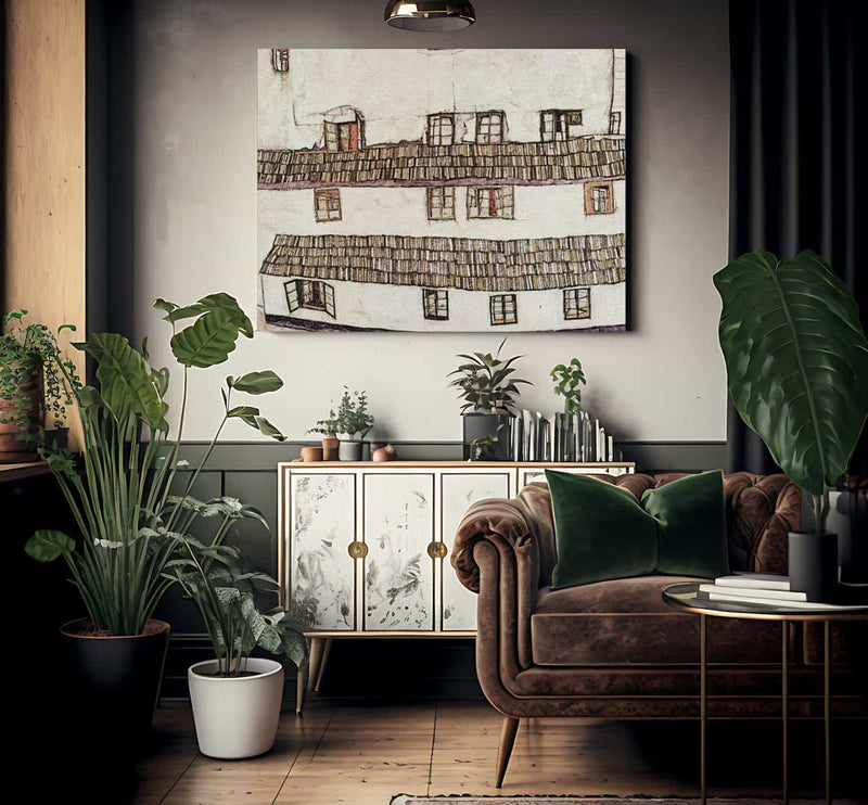 Windows 1914 110X140Cm Galerie Belvedere By Egon Schiele Fine Art Print