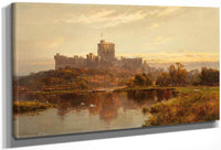 Windsor Castle At Sunset 1897 By Alfred De Breanski Fine Art Print