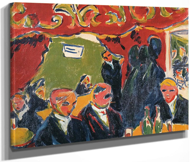 Wine Bar By Ernst Ludwig Kirchner Fine Art Print