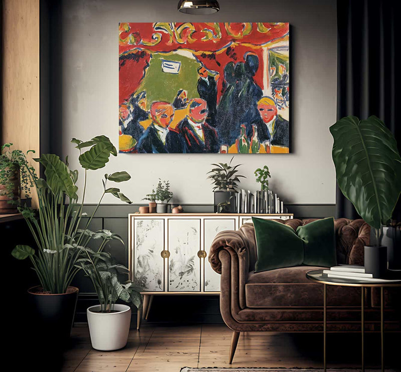 Wine Bar By Ernst Ludwig Kirchner Fine Art Print