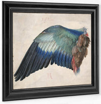 Wing Of A Roller 1500 By Albrecht Durer Fine Art Print